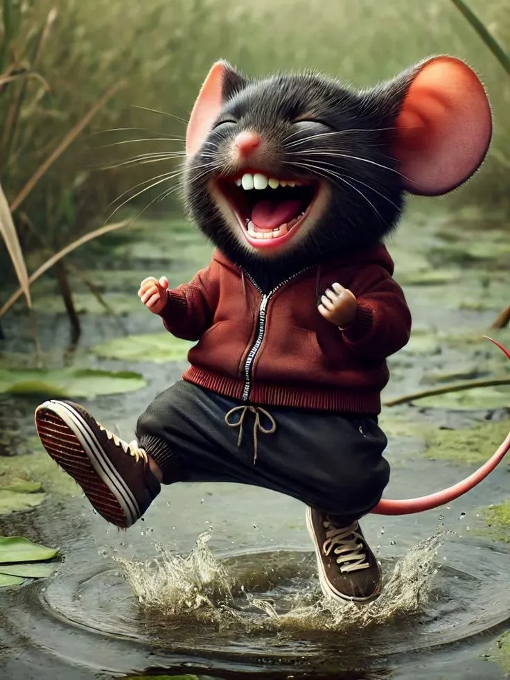 Meme chú chuột cười toe toét siêu vui nhộn Meme chú chuột cười toe toét siêu vui nhộn