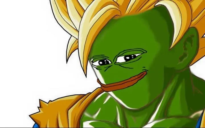 Hình chú ếch cười trêu ngươi cực kỳ hài.