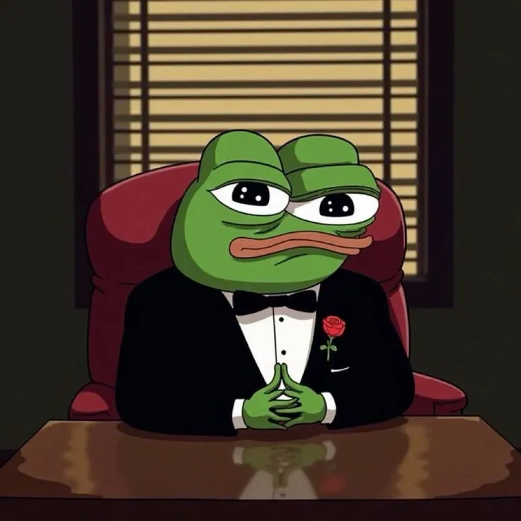 Meme ếch xanh ánh mắt lạnh lùng