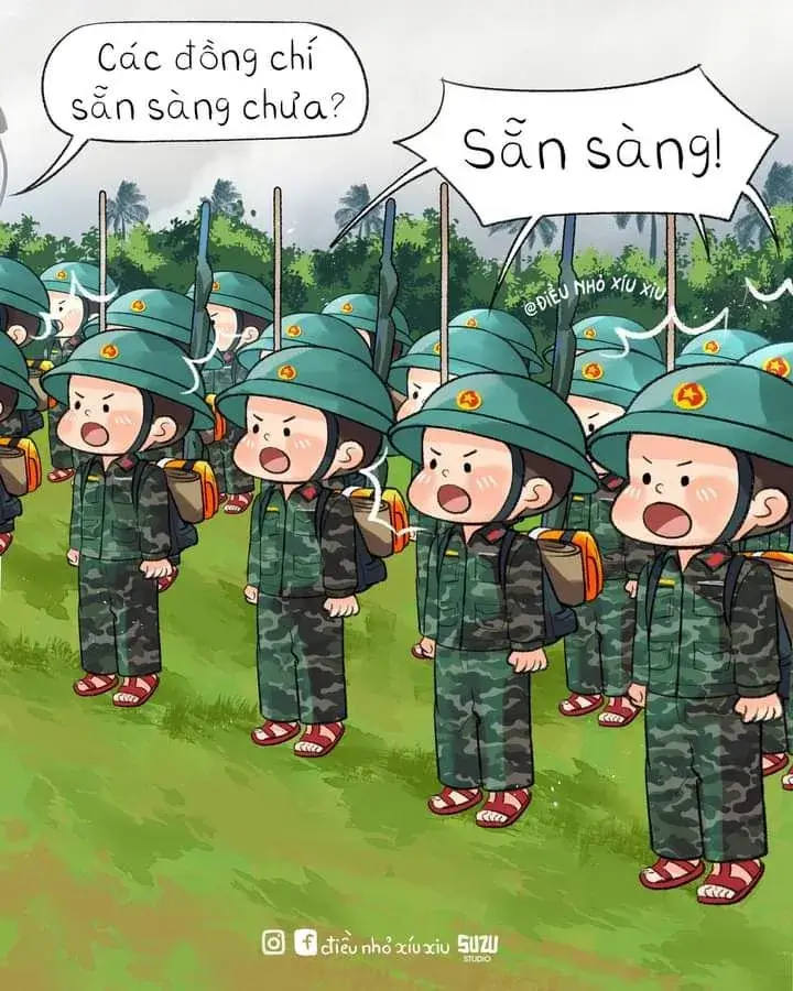 Meme công an chibi hài hước khiến ai cũng bật cười