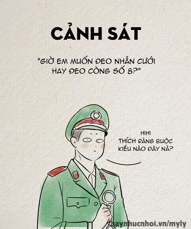 Meme cảnh sát hài lòng cực kỳ dễ thương