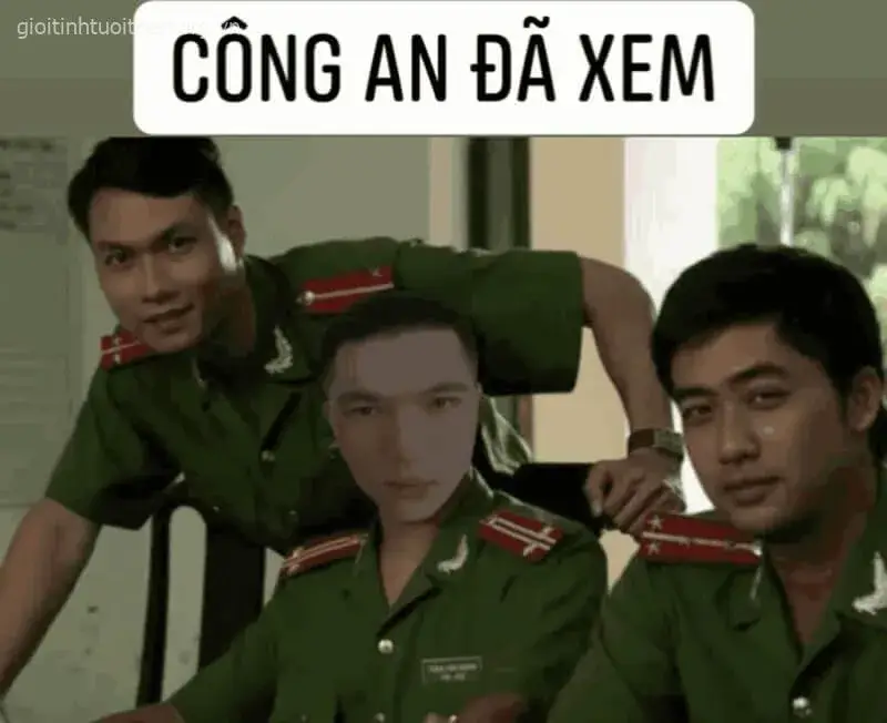 Meme công an đã xem đáng yêu khiến cộng đồng cười xỉu
