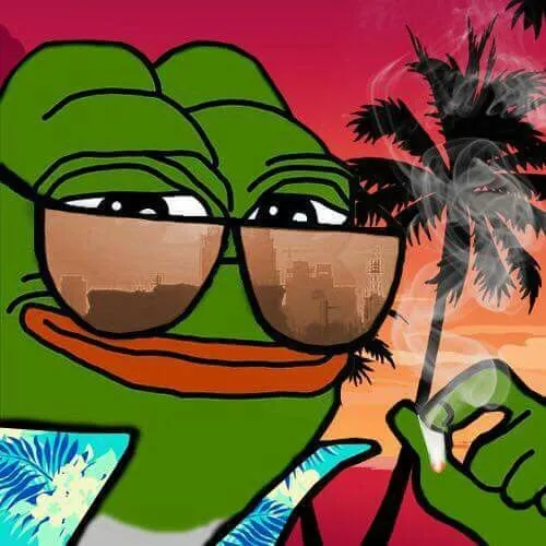 Ảnh con ếch cười mỉm đeo mắt kính