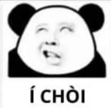 Gấu trúc cười khúc khích nhìn sang bên ngó lơ