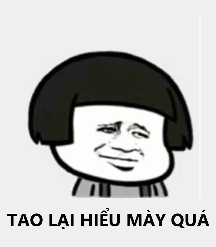 Meme gấu trúc bá đạo: Tao lại hiểu mày quá