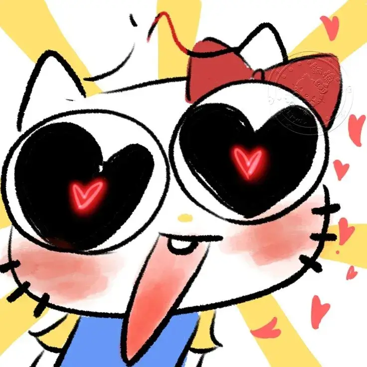 Meme vui Kitty gương mặt ngơ ngác cực bựa.