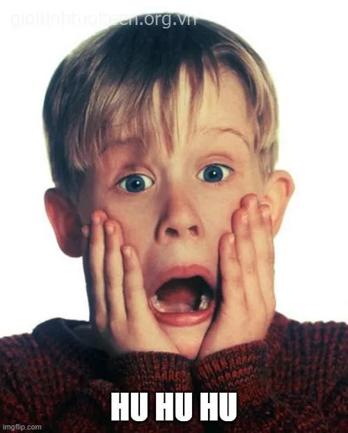 Biểu cảm sợ hãi cực hài ngộ nghĩnh