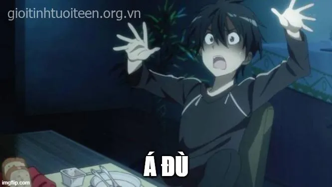 Meme run rẩy ngộ nghĩnh nhìn buồn cười