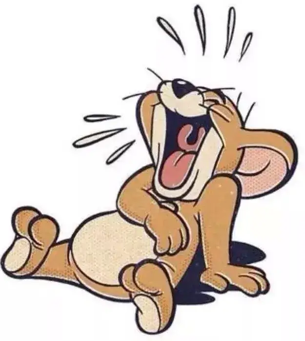 Hình Jerry cười tươi, khuôn mặt sáng bừng.