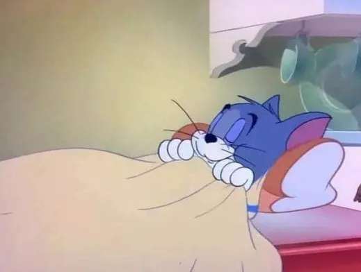 Biểu cảm Tom ngủ mơ màng ngộ nghĩnh