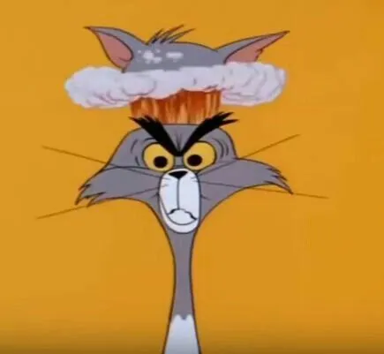 Giận dữ dữ dội, khuôn mặt đỏ bừng