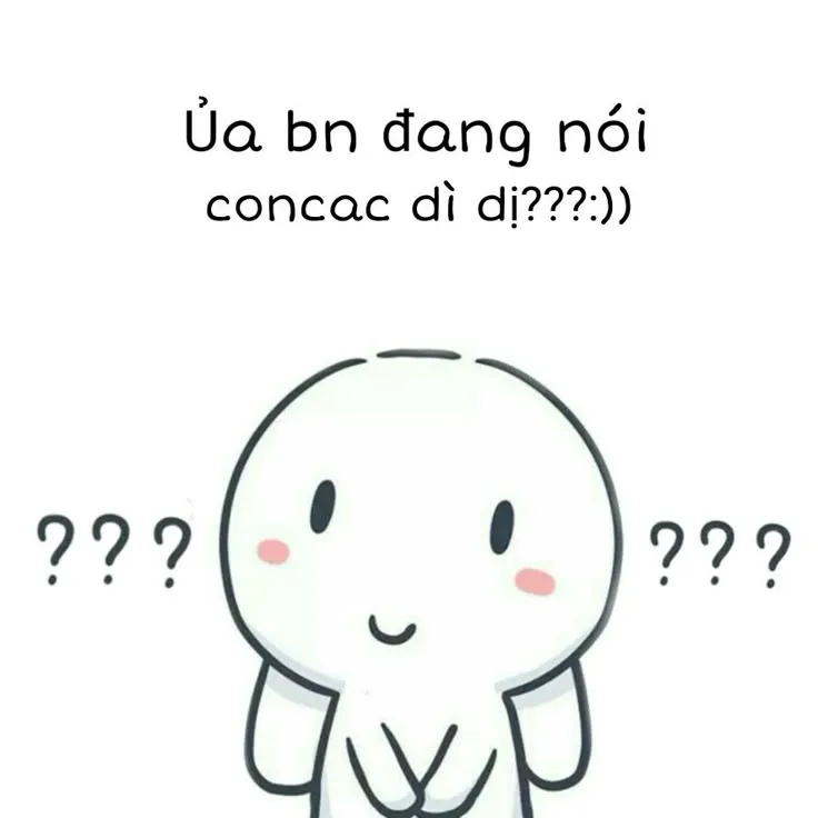 Meme giật mình ánh mắt long lanh, gương mặt cau có