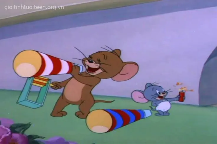 Meme Jerry mệt mỏi ngồi thừ ra suy nghĩ.