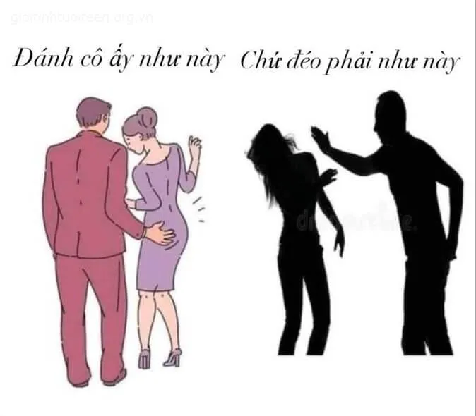 Meme tét vào đít tạo bầu không khí troll.