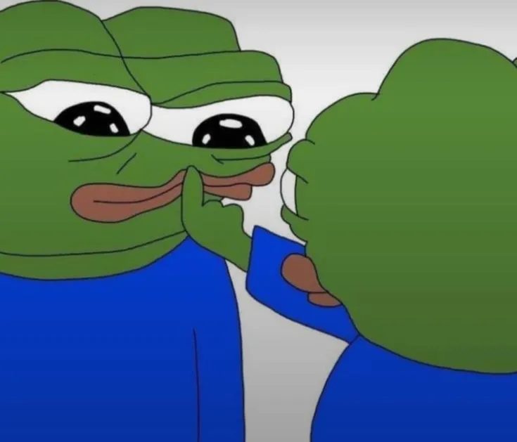 Meme ếch xanh suỵt troll cực lầy trong cộng đồng.