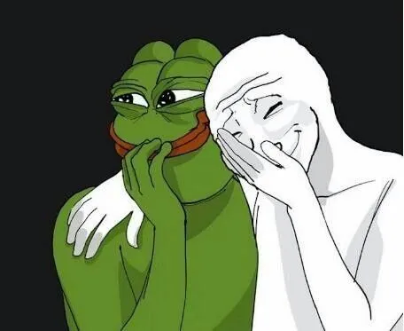 Avatar ếch xanh hài hước đáng yêu và lầy lội.