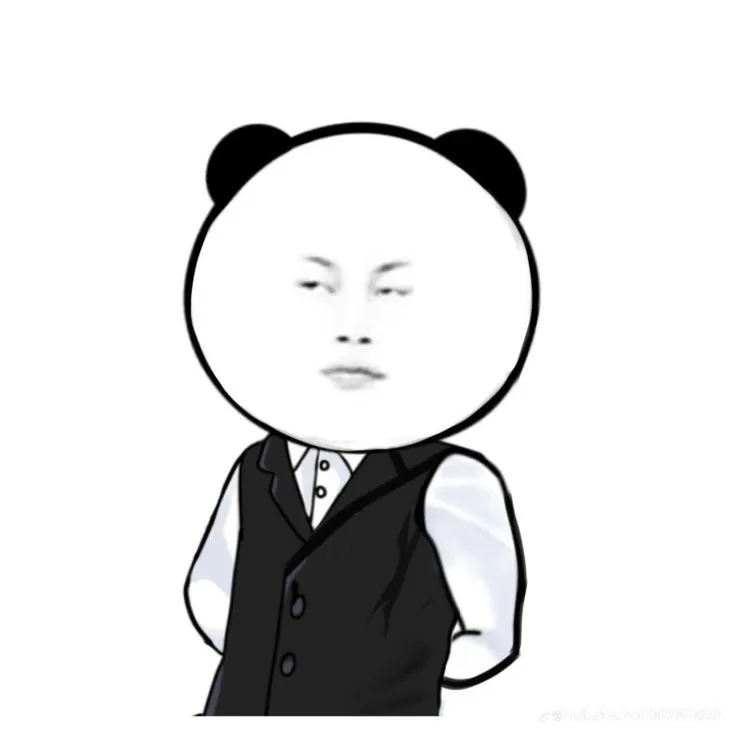 Gấu trúc Trung Quốc phong cách tổng tài lạnh lùng